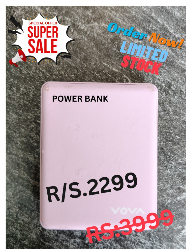 BRANDED POWER BANK FAST SPEED WITH WIRELESS SUPPORT