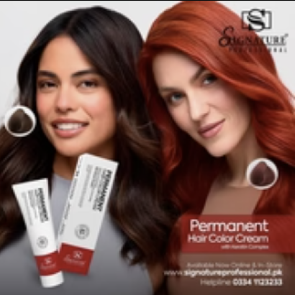 PERMANENT HAIR COLOR CREAM AND DEVELOPER